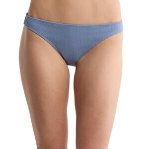 Roxy Women's Aruba Moderate Coverage Bikini Bottom Blue Size XL Swim Separates